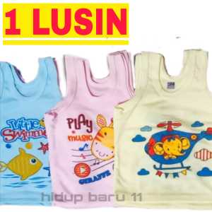 SINGLET Anak Motif Kartun Random - Tersedia Ukuran S, M, L, XL, XXL, 3XL - Untuk Anak Laki-laki dan Perempuan