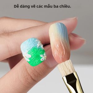 RSNAIL Đa Năng Móng Tay Nghệ Thuật Bàn Chải-Cứng Lông Sọc Lót Nước Gợn Sóng & DIY Thiết Kế Acrylic Móng Tay Mô Hình Dụng Cụ