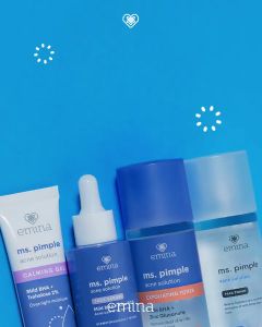 EMINA Ms Pimple Acne Solution Series || Face Wash Toner Serum Moisturizing Spot Gel Ms.Pimple