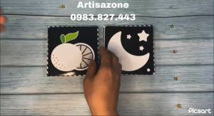 Bộ thẻ kích thích thị giác cho trẻ từ 0 - 6 tháng tuổi - Bộ gồm 04 hộp