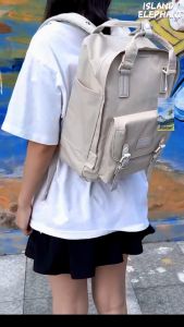 ISLAND ELEPHANT Korean Style Waterproof Womens Backpack Computer Bag Travel Bag