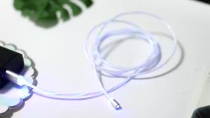 Kabel Data Fast Charging Magnet LED Cable Data Fast Charging Magnetic 3in1 LED For Android iPhone type C / Micro USB / Lighting Support Samsung Oppo Xiaomi Vivo iPhone