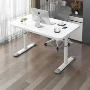 Height Adjustable Manual Crank Bedside Desk Study Table