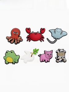 Little Red Book Recommendation Crocs Carluo Chi Zhibi Star Accessories Hole Shoes Flower Cartoon Cute Animal 7-Piece Set