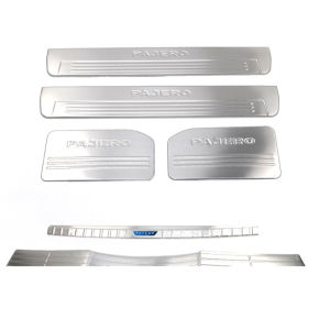 LT | Phù hợp với các loại xe Mitsubishi Pajero V73 V93 V97 bao gồm thanh ngưỡng cửa thảm chào khách tấm bảo vệ cốp sau và trang trí cửa lên xe