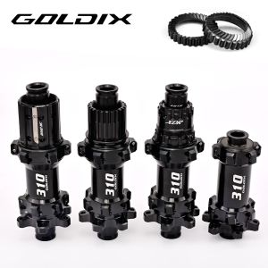 GOLDIX | GOLDIX R310 24H Road Bike Hub 36T Ratchet 6-Bolt Disc Brake HG XDR 10-12 Speed Lightweight Front Rear Bicycle Wheel Hub