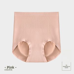 miiow | High Waist Abdomen Control Womens Underwear Pure Cotton Triangle Shorts No Trace Anti-Catch Butt Briefs Comfortable Summer Panties