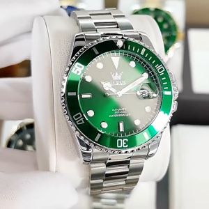 OLEVS 6650 Luxury Brand Water Proof Analog Auto Date Stainless Steel Automatic Movement Mechanical Men Watch