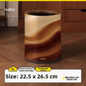 MEISD | Retro Style Luxurious Home-use Large Capacity Waste Bin