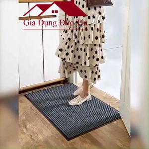 Thảm Chùi Chân Nỉ 60x90cm. Thảm Trải Sàn Đế Cao Su Chống Trơn Trượt. Thảm lót sàn sợi len