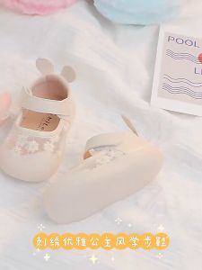 Infant Baby Girl Shoes Toddler Flats Sandals Summer New Cute Flower Mesh Princess Shoes Soft Bottom Anti Slip First Walker Shoes