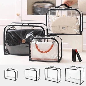 1PCS Dust Bag for Handbag Luxury Business Travel Organizer Makeup Pouch Clothes Storage Transparent Moisture-proof Bag