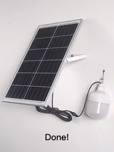 Bóng đèn LED năng lượng mặt trời sạc đa chức nắng chống nước ngoài trời chế độ sáng có móc lượng mặt trời Ba màu chợ đêm Quầy hh àng Ánsáng khẩn cấp