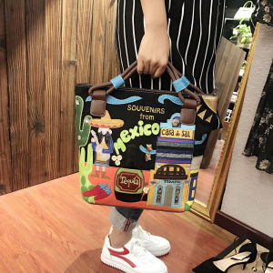 LETIFE | Embroidered Retro Handbag
