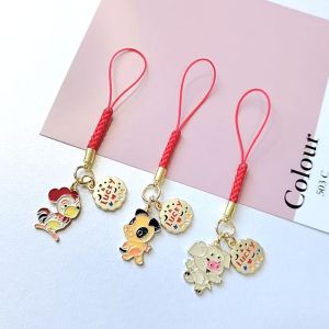 ตุ๊กตาติดโทรศัพท์แบบพกพาสัตว์ปีเตอร์รี่ 12 ตัว ลูกปัด USB กระเป๋า หัวเข็มขัด อุปกรณ์เสริมโทรศัพท์มือถือ โลหะผสม