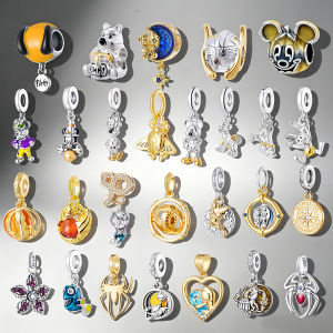 Miniso | 2026 Hot Sale 925 Silver MINISO Animal Charm BeadsFit Original Bracelet Cute DIY Fashion Bead  Jewelry Gift for Women & Girls