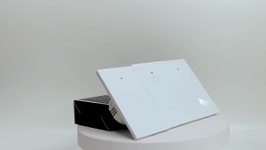 Tuya WiFi Smart Light Switch No Neutral Wire Required Wall Touch Switch 1/2/3 Gang Switch For Alexa Google Home