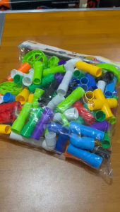 TERUS JAYA TOYS Mainan Edukatif Anak Diy Blocks Pipa Bahan Berkualitas