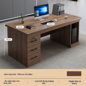 ZHUOHE | Bàn Làm Việc Đa Năng có Khoảng Trống Lưu Trữ