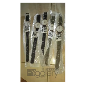 J173 Jam Tangan Kanvas Wanita Jam Analog Cewek Elegan Wrist Watch