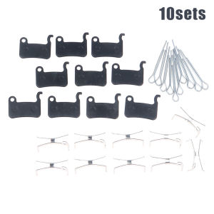 OUHOE | [NM]8/10Pairs Resin / Semi-Metallic Bicycle Brake Pad For XTR M965 M975 Saint M800 Deore XT M765 M775 SLX M665 M535[NM]