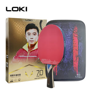 Loki 7 Star Table Tennis Racket Professional Offensive Ping Pong Racket Paddle with ITTF Certification Sticky Rubber