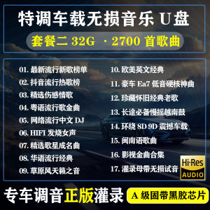 USB Flash Drive Car Music High Quality Sound Berlin DJ Style Lossless Audio Carried Portable Storage Device USB20 TypeC