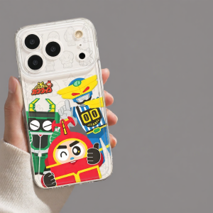 YOUSIDUN | Transparent And Cartoonish Shockproof Case for iPhone