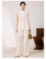 Sleeveless Versatile Linen Rayon Set. 