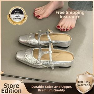 XUJIA | Height Increasing Womens Slip-on Half Slippers