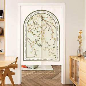 Meirenpeizi | Room Divider Curtain for Kitchen Bedroom Bathroom and Toilet - Half Curtain with No Drilling Required