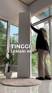 Adapta - Lemari Hijab Sudut Tinggi 200 cm  - Lemari Hijab Full Body Minimalis