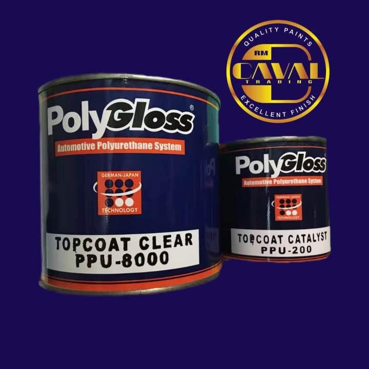POLYGLOSS TOPCOAT CLEAR PPU-8000 | Lazada PH
