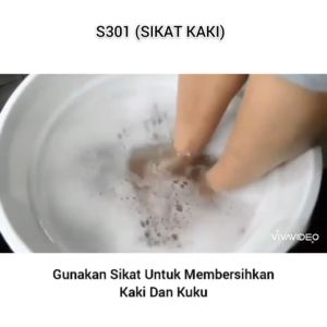 Sikat Pembersih Tumit Kaki Alat Perawatan Batu Apung Amplas Pedi 4in1 SH E21