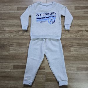 Bộ thun nỉ da cá bé trai tay dài quần dài có bo