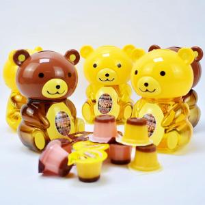 TOP SAVOR Hokkaido Budian Jelly 125G Bear Coin Bank Strawberry Egg Mixed Flavor Kids Childrens Day Gift