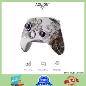 AOLION great sage2 Black Myth Wukong limited three mode game controller dual hall RGB macro programming suitable for PC steam mobile devices 2024 new
