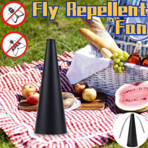Automatic Fly Trap Fly Repellent Fan USB-Power Outdoor Mosquito Killer Fan Blade Pest Repellent Tool