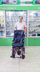 🔄 Xe lăn dành cho TRẺ EM OneX đa năng ngồi 90 độ & ngả nằm đến gần 180 độ và có thể tháo rời ghế ngồi mang lên ô tô Hàng Nhập khẩu
