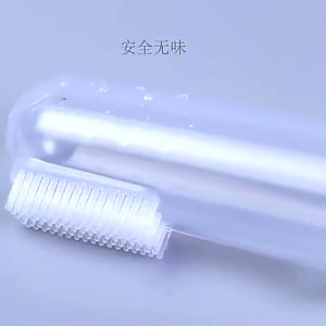 Baby Finger Toothbrush Set Silicone Teeth Cleaner with case Pet Toothbrush Newborn Soft Toothbrush