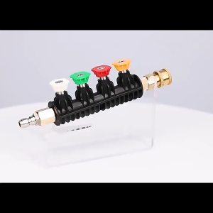 Cần Nối Dài Súng Xịt Cao Áp 15cm - Có Đế Cắm 4 Béc Phun 1/4in - Đầu Nối Nhanh Tiện Lợi Cho Rửa Xe