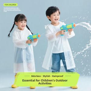 YUCHENG | Childrens Disposable Raincoat Long