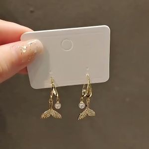 Anting Korea Mermaid Mutiara Pearl Fashion Wanita Cantik Aksesoris Fashion ANT99 ZIORRA
