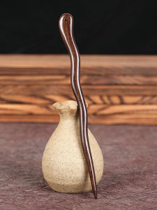 Spring Promotion Select Purple Sandalwood Hairpin Vintage Hair Accessory Long 18 Cm Traditional Style Hairpin for Women