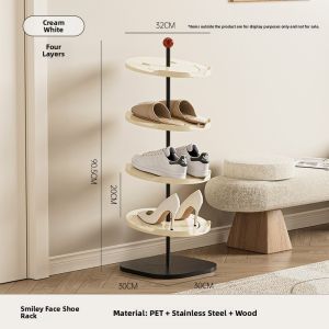 Simple Mini Shoe Rack for Babies Shoes Multi-layer Entrance Home Use Storage Organizer Easy to Assemble Small Size Shoe Cabinet