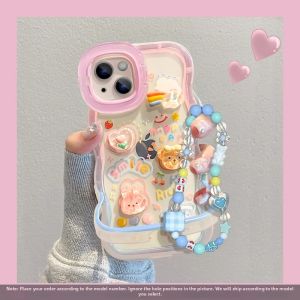 PINFEI | Colorful Doodling Cloud Character Dual Bracket Drop-resistant Phone Case
