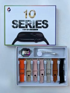 S30promax Smart Watch Series 10 หน้าจอไม่มีที่สิ้นสุดรุ่น 7 + 1 สายรัดใหม่ล่าสุดกีฬา SmartWatch โทรศัพท์บลูทูธสร้อยข้อมือสมาร์ท
