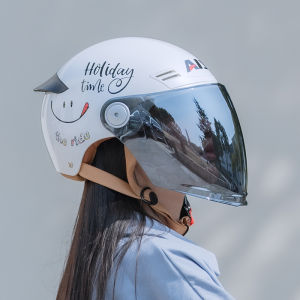 AIS | Womens Summer Sun Protection Full Face Helmet Half Type