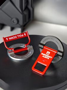 WAKCAS ขาตั้งโทรศัพท์แบบดึงแม่เหล็กแบบหมุนได้ ดีไซน์เรียบง่าย โลหะ อะลูมิเนียม ป้องกันการตกหล่น สำหรับ Xiaomi 14 Apple 1516 ทั้งระบบ