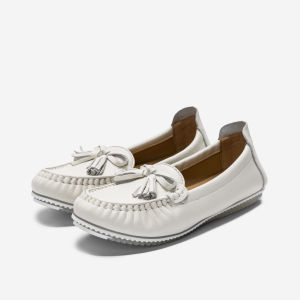 Q.VONTON | Tassel Flats Low Heel Loafers Leather